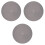 3Pcs Black Acrylic Record Protective Mat for Vinyl Turntable Players 5