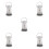 5Pcs White Plastic Pot Bowl Brush with Handle Soap Dispenser for Home 4