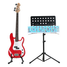 Tabella Delle Note Della Tastiera del Basso Poster Delle Note Della Chitarra Poster Illustrato per La Teoria Della Chitarra Accessori per Basso