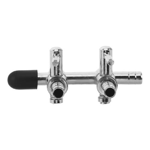 5Pièces Kit Purgeur Huile Té Alliage Gris Robuste 1