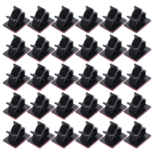 60Pièces Clips Adhésifs Câbles Réglables Pour Bureau Et Maison