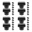 32Pcs Durable Plastic Perfume Bottle Caps Black Elegant Leakproof Seal 4
