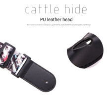Gitarrengurt, Jacquard-Bestickter Baumwollgurt, Geeignet für Bass-, Akustik- und E-Gitarre,B