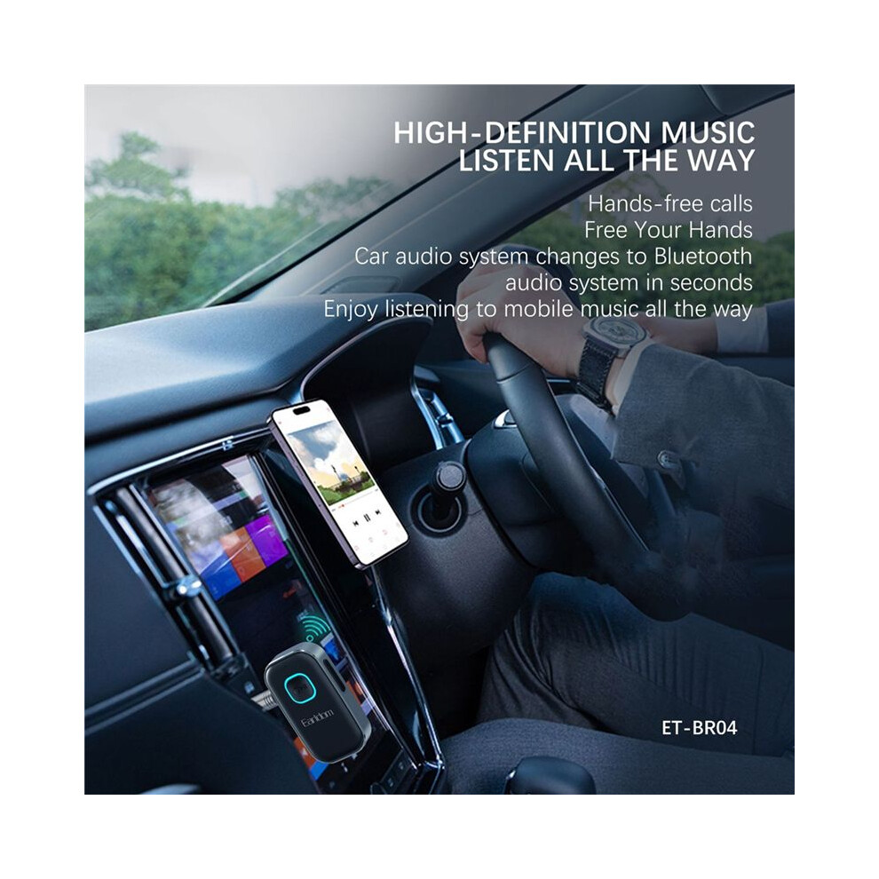 Earldom Aux Car Receiver 5.0 Converter Portable Adapter 3.5Mm Audio Converter Transmitter 6033286449977