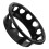 5Pcs Black Plastic Fruit Display Bases for Kitchen and Retail 1