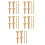 35Pairs Golden Copper Rivets for Handle Repair DIY Kitchen Tools 9