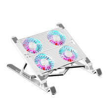 Support Vertical Ordinateur Portable Côté Bureau, Bureau pour Ordinateur Portable Sans Perçage, Support D'Ordinateur Portable Suspendu pour Côté