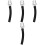 4Pcs Silver Motorcycle Tank Caps Vent Hose Rubber Aluminum Replacement 4