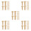 35Pairs Golden Copper Rivets for Handle Repair DIY Kitchen Tools 4