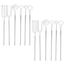 12Pcs Stainless Steel Chocolate Fondue Forks for Candy Dipping
