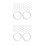 72Pcs Polystyrene Foam Rings White DIY Craft Wreath Frames 4