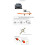 Surfboard Air Pump Adapter, Inflatable Stand  Paddle Board  Paddle Board Air Valve Conversion Joint Pump Adapter 4