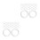 72Pcs Polystyrene Foam Rings White DIY Craft Wreath Frames 5