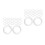 72Pcs Polystyrene Foam Rings White DIY Craft Wreath Frames 3