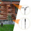 Rain Chain Hook Rain Chain Anchor, Garden Gutter Positioner, Rain Chain Retainer for Rain Chain Installation 7