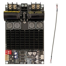 Carte Amplificateur Numérique ZK-2001 2.1 Canaux 2X100W + 200W Caisson de Basses TPA3221 Module Amplificateur  avec Fil Blindé