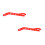 2Pcs Red ABS Push Stick for Router Ergonomic Woodworking Handle Tool 3