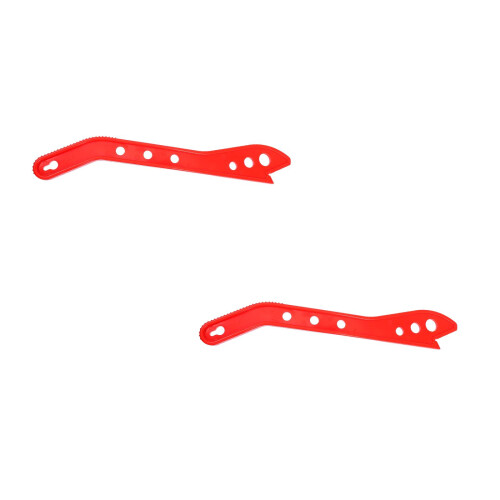 2Pcs Red ABS Push Stick for Router Ergonomic Woodworking Handle Tool 2