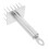 3Pcs Silver Stainless Steel Meat Pounder Mallets for Kitchen Cooking 2