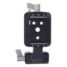 Placa de Montagem de Braçadeira de Trilho Adaptador Vertical de Sapata Fria 1/4 3/8 para RS2 RSC2 RS3 Pro RS3 Peças de Componentes Verticais