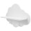 4Pcs White Floating Wood Cloud Shelves Wall Mounted Storage Rack 3