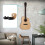 Krok för Gitarrhängare med Hygrometer Gitarrstativ Universal Guitar Display Fäste för Elgitarr Ukulele Bas 4