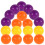 72Pcs Assorted Color Plastic Marbles Replacement Balls for Game Sets 1