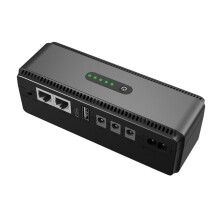 UPS Battery Backup 10400mAh 5V 9V 12V Output Uninterruptible Power Supply 85‑265V UPS Battery Backup EU Plug