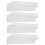 12Pcs Rectangular Transparent Plastic Storage Containers for Desk Use 3