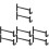 8Pcs Black Iron Floating Shelf Brackets Heavy Duty Load Bearing Design 11