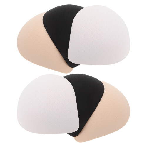 Breathable Latex Bra Pads Teardrop Shape for Enhanced Support 1