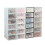 12Pcs White Stackable Shoe Organizers Thickened Shoe Storage Boxes 3