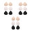 Breathable Latex Bra Pads Teardrop Shape for Enhanced Support 4
