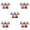 25Pcs Small Japanese Ceramic Dolls Multi Color Table and Shelf Decor 6