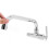 2Sets Silver Wall-Mount Kitchen Faucet Copper Single Cold Water Tap 8