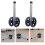 2Pairs Heavy Duty Walker Replacement Wheels Quiet Smooth Steering 10