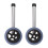 2Pairs Heavy Duty Walker Replacement Wheels Quiet Smooth Steering 1