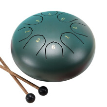 6Inch 8 Tone Hollow Drum Steel Tongue Drum Garden Rain Drum Steel Tongue Drum Outdoor Rain Drum Suitable for Beginners,F