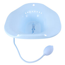 1Pc Privates Cleaning Basin Blue with Hang Hole for Home Toilet Use
