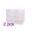 12Pcs White Stackable Shoe Organizers Thickened Shoe Storage Boxes 4