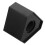 2Pcs Durable Black Mic Logo Flag Station for Office and Broadcast Use 2