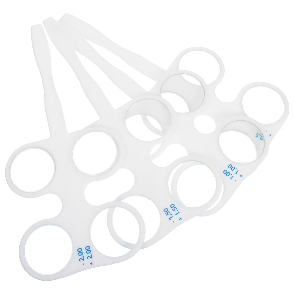 Solustre 12Pcs Eye Training Optical Flippers Ambliopia Correction Vision Tool