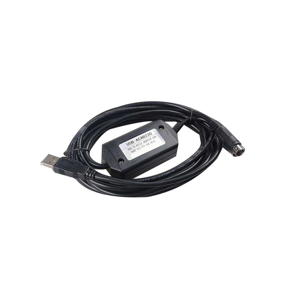 Usbacab230 For Plc Programming Cable Ex Es Eh En Series Cable Usb-Acab230 Plc Usb2.0 To Rs232 Adapter Black 6031951738999