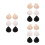 Breathable Latex Bra Pads Teardrop Shape for Enhanced Support 5