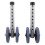 2Pairs Heavy Duty Walker Replacement Wheels Quiet Smooth Steering 2
