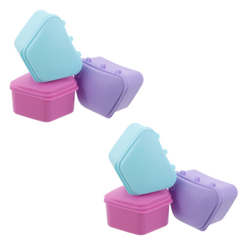 30Pcs Lightweight Retainer Cleaning Case Durable Plastic Holder
