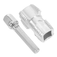 5Pcs Inner Thread Opener Tool Kit Silver for DIY Garden Hose Repair