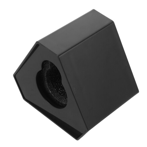 2Pcs Durable Black Mic Logo Flag Station for Office and Broadcast Use 2