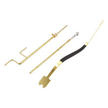 Cello Luthier Tools Kit Cello Sound Post Set Sound Post Installation Tool Cello Making Repair Tools Curved with Black