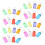 250Pcs Bright Plastic Suitcase Tags for Travel Luggage Identification 2